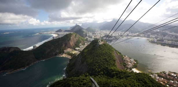 Foi entre os Morros Cara de Cão e Pão de Açúcar (foto) que Estácio de Sá fundou a cidade de São Sebastião do Rio de Janeiro - Getty Images
