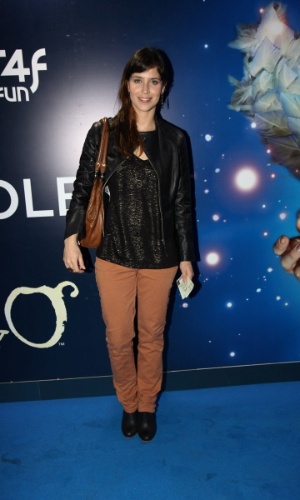 2.abr.2013 - A atriz Mel Lisboa prestigiou o espetáculo Corteo, do Cirque du Soleil, no Parque Villa-Lobos, em São Paulo