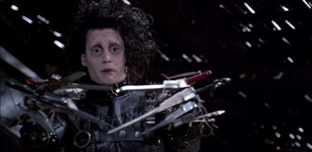 Cena do filme "Edward Mãos de Tesoura" - Divulgação