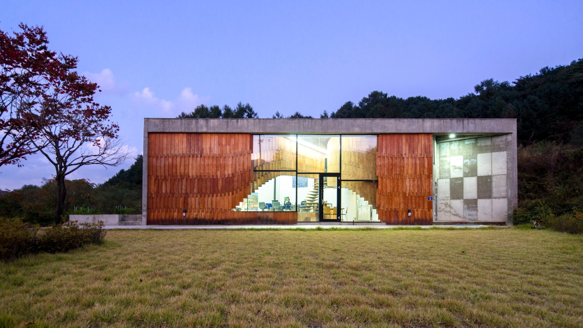 "Skinspace": estúdio próximo a Seul (Coréia do Sul) projetado pelo escritório Architecture of Novel Differentiation (AND) - Imagem do NYT, usar apenas no respectivo material - Marcel Lam/ The New York Times