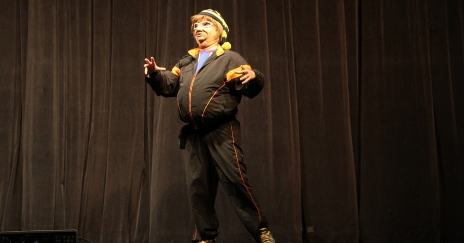 03.abr.2013 - O ator Marco Luque fez sua estreia no Rio com a peça "Labutaria" - Graça Paes/Rio News