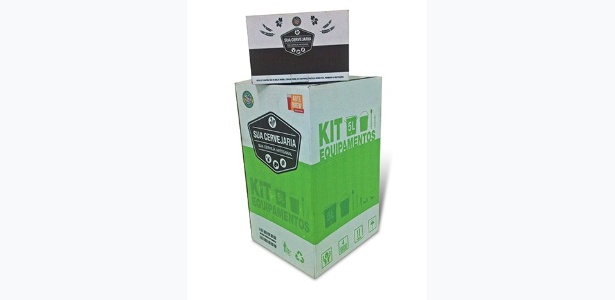 Kit permite que amadores produzam até cinco litros de diferentes estilos de cervejas em casa - Divulgação