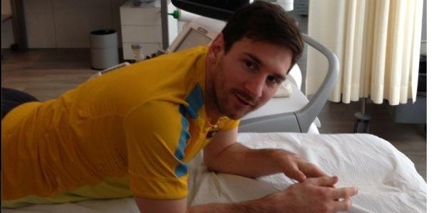 Lionel Messi realizou novo exame nesta quarta-feira e saiu mais otimista - Reprodução/Facebook