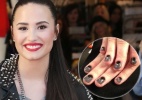 Demi Lovato aposta em spikes nas unhas e lança novidade; você usaria? - Reprodução Twitter/Getty Images/MontagemUOL