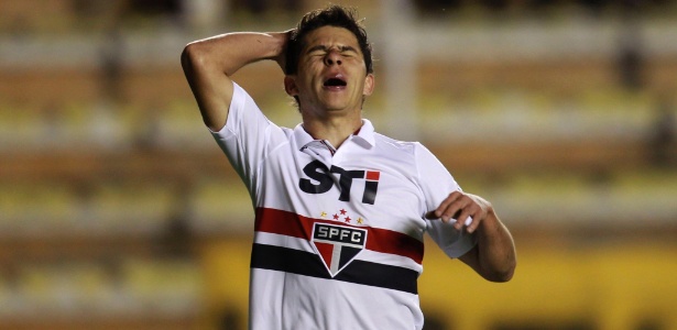 Osvaldo foi o principal jogador do São Paulo no início do ano. Depois, caiu de rendimento - AP Photo/Juan Karita