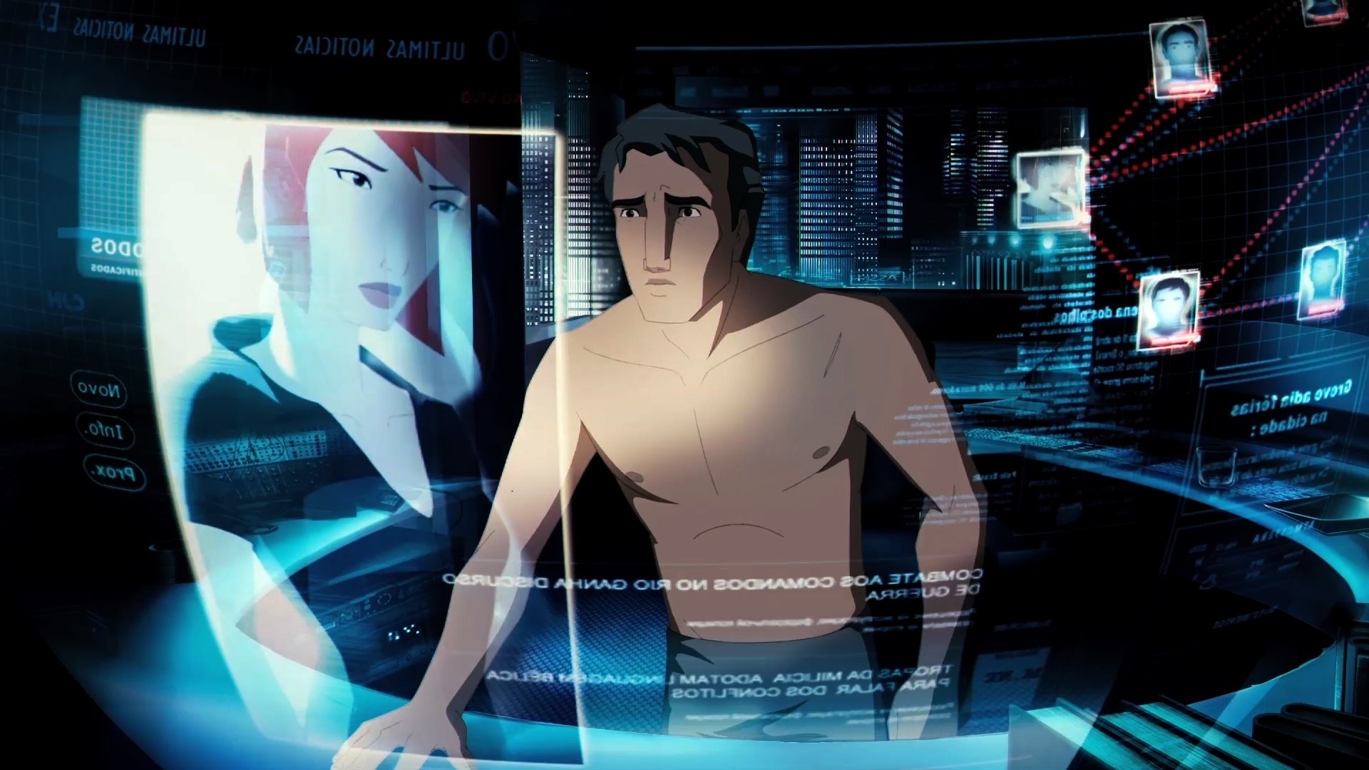 Cena da animação "Uma História de Amor e Fúria", de Luiz Bolognesi - Divulgação / Europa Filmes