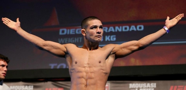 Diego Brandão foi demitido do UFC após briga em casa de strip - Divulgação/UFC