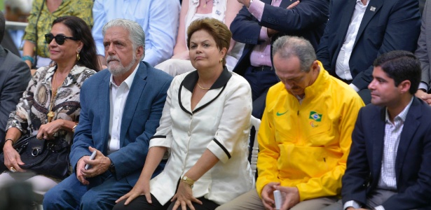Dilma, Jaques Wagner e Aldo Rebelo na inauguração da Fonte Nova; petistas se falaram nesta sexta