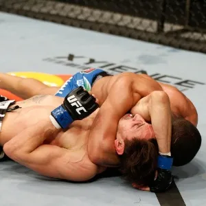 06.04.2013 - Diego Brandão venceu aplicando um katagatame em Pablo Garza - Josh Hedges/Zuffa LLC/Getty Images