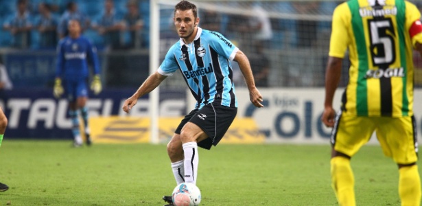 Lateral fez seu primeiro jogo completo pelo Grêmio desde que chegou, no meio de 2012 - Lucas Uebel/Preview.com