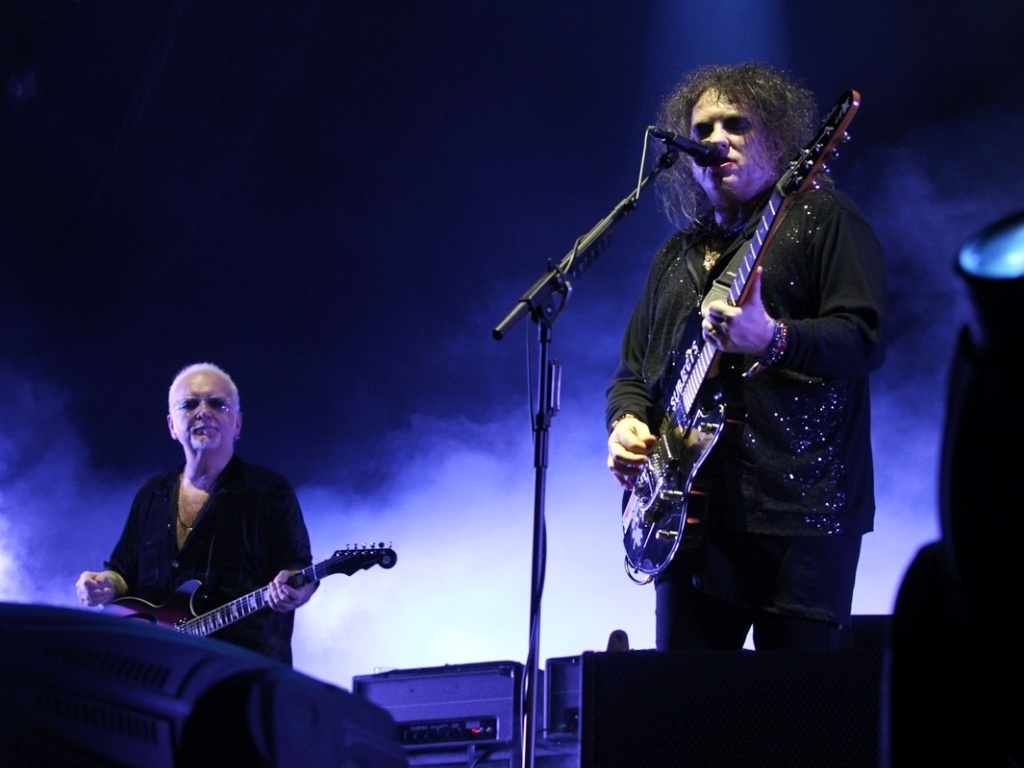 6.abr.2013 - The Cure se apresenta na Arena Anhembi, na zona norte de São Paulo - Manuela Scarpa/Foto Rio News