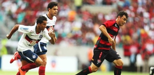 Vitória, de Renato Cajá, não deu chance ao Bahia na inauguração da Fonte Nova - Divulgação