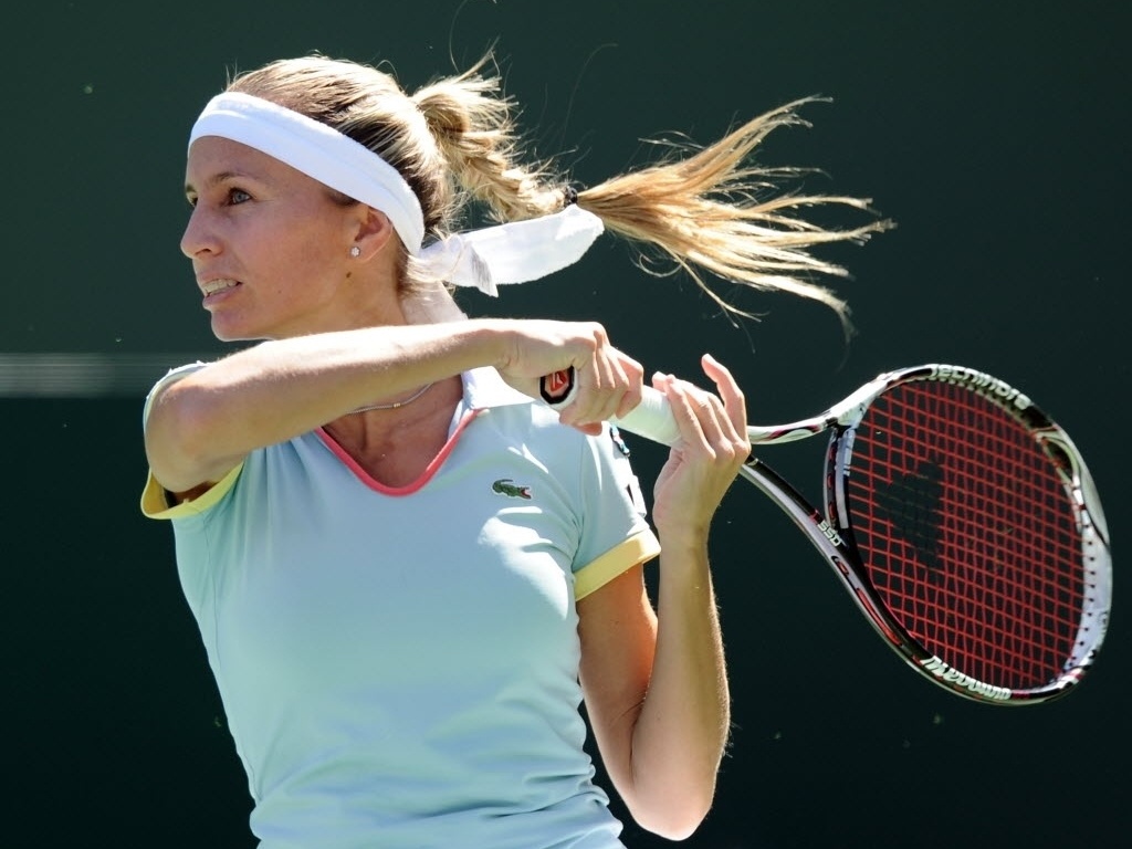 Mar.2011 - Argentina Gisela Dulko disputa o torneio de Indian Wells - Harry How/Getty Images/AFP