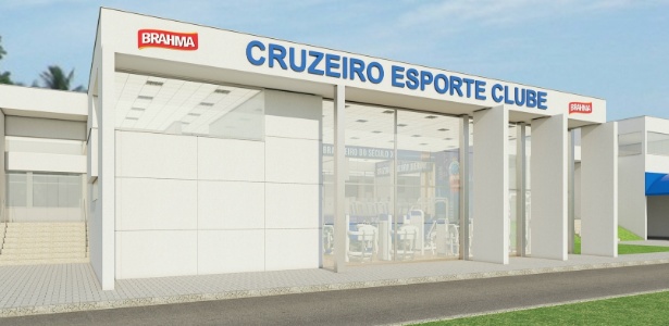 Imagem em 3D de como ficará a academia do Cruzeiro depois da reforma - Divulgação/Effect Sport
