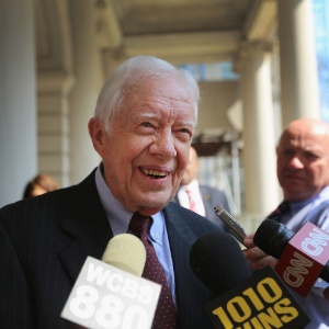 O ex-presidente dos Estados Unidos Jimmy Carter - Mario Tama/Getty Images/AFP