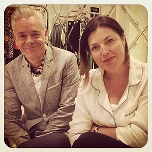 Gordon Richardson e Kate Phelan, diretores criativos da Topman e Topshop, respectivamente, estiveram em São Paulo para inauguração da nova loja da rede inglesa na cidade - Fernanda Schimidt/UOL