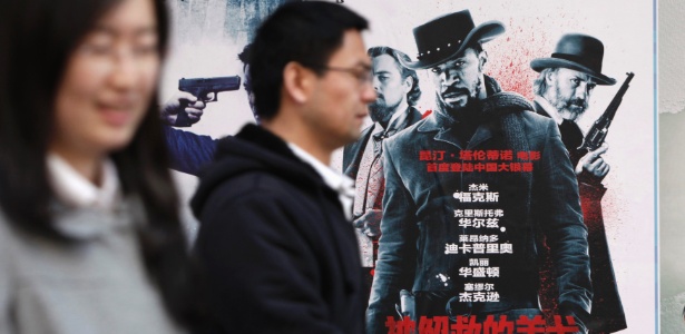 Põster do filme "Django Livre" na China - Jason Lee/Reuters
