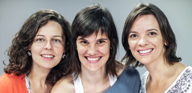 As blogueiras do Mamatraca (da esq. para a dir.): Priscilla Perlatti, Anne Rammi e Roberta Lippi - Flavio Florido/UOL