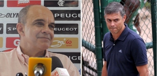 Presidentes de Fla (e) e Flu, Bandeira de Mello e Peter Siemsen lutam contra dívida - Alexandre Vidal/Fla Imagem e Dhavid Normando/Photocamera