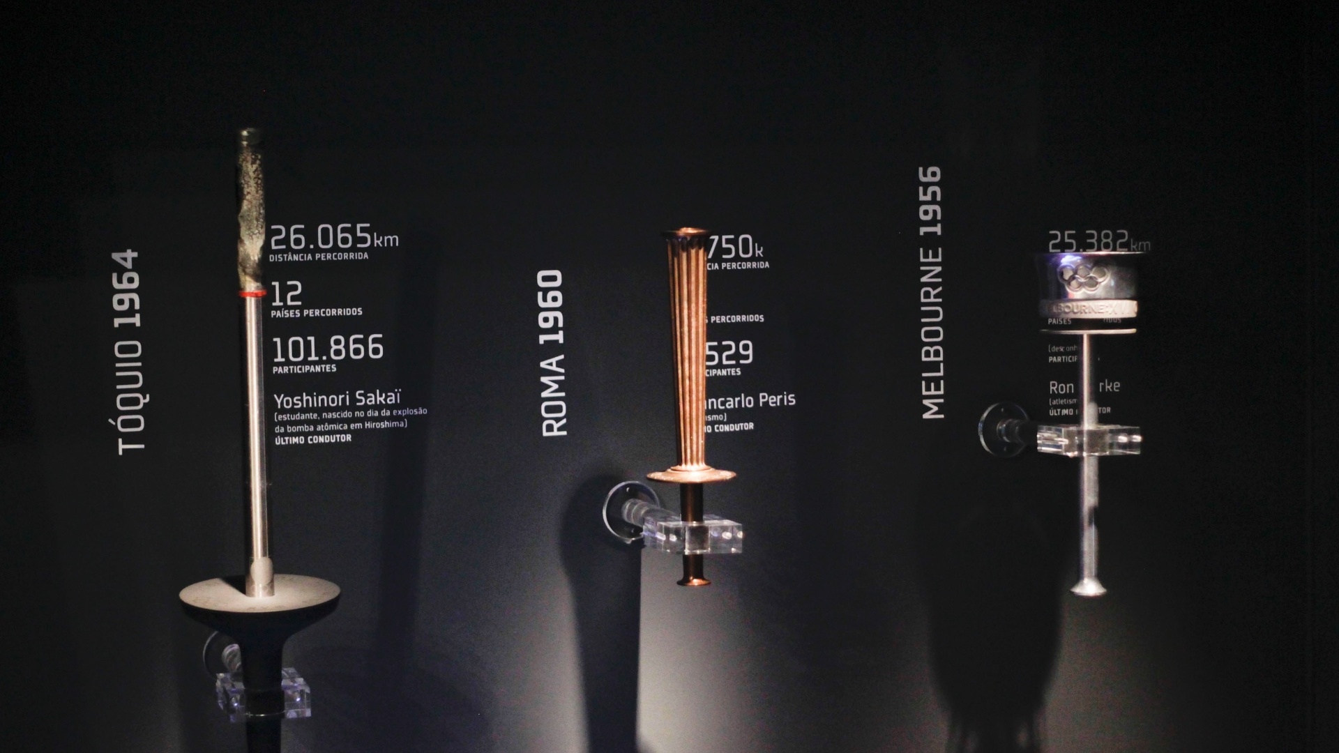 Coleção de tochas olímpica: pela primeira vez, todas elas deixam a Suíça - Fernando Donasci/UOL