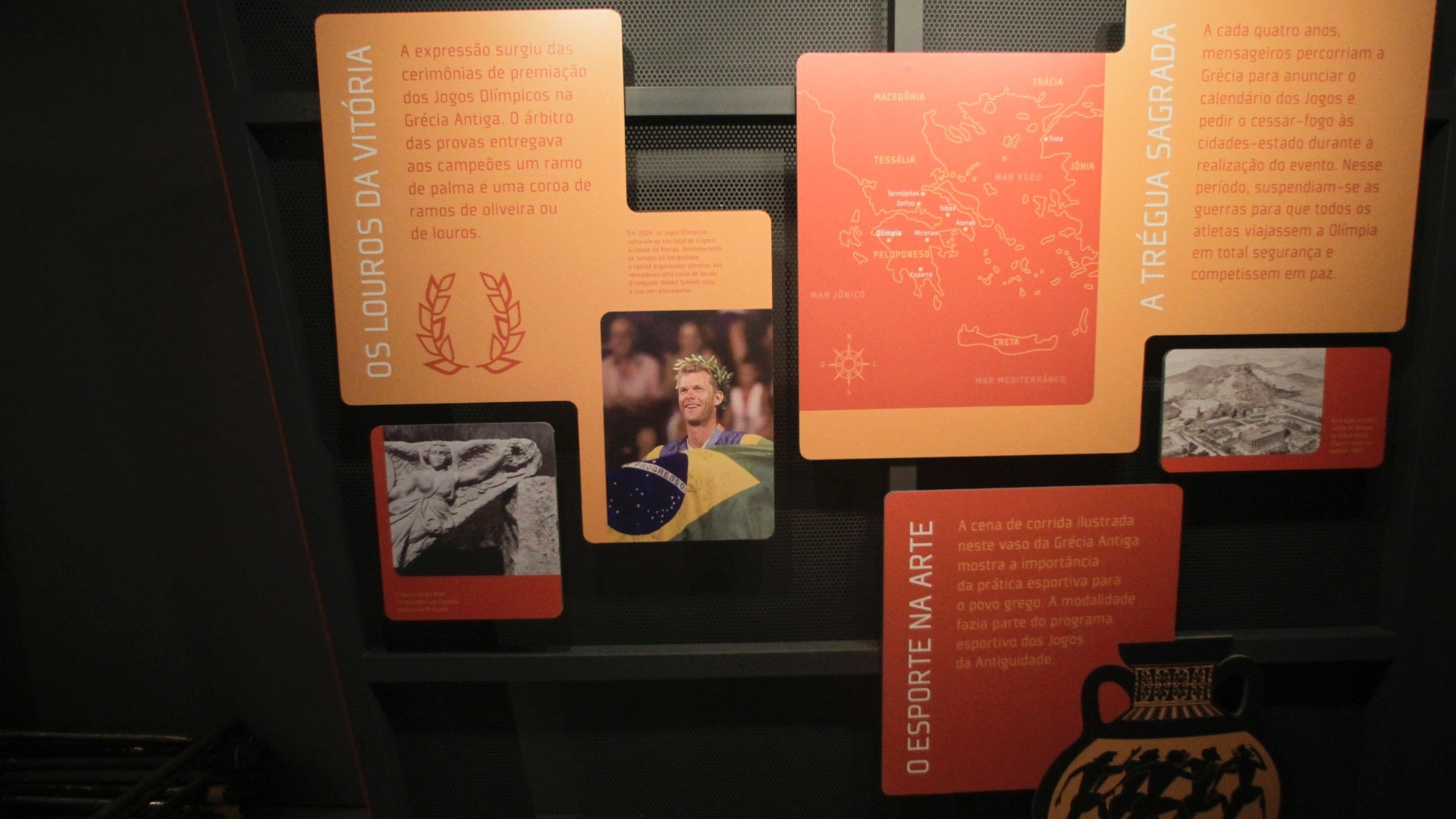 Mostra ?Jogos Olímpicos: Esporte, Cultura e Arte? está no Centro Cultural do Sesi-SP - Fernando Donasci/UOL