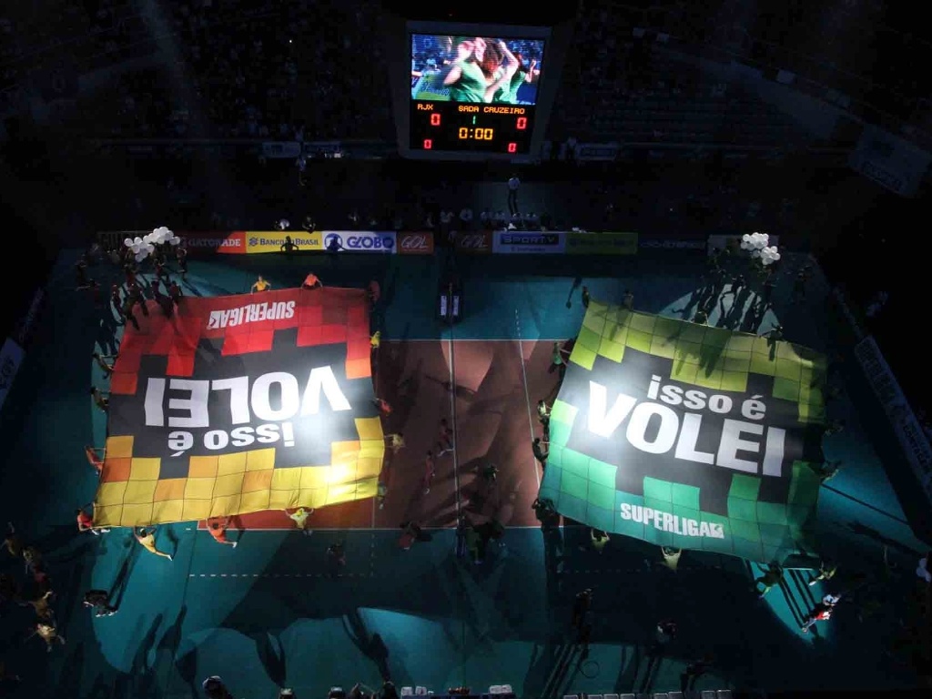 14.abr.2013 - Maracanãzinho recebe a final da Superliga Masculina de vôlei entre RJX e Cruzeiro, neste domingo - Alexandre Arruda/CBV