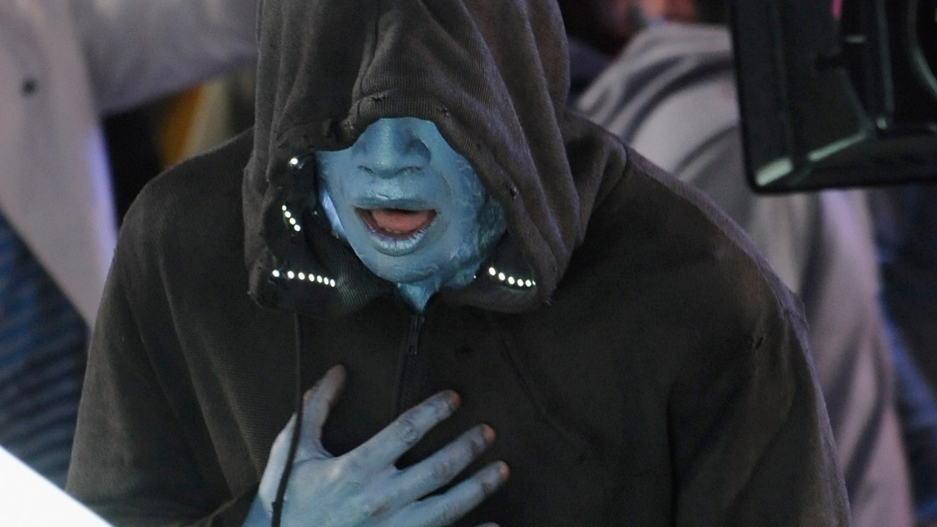 15.abr.2013 - Jamie Foxx aparece será vilão mutante Electro em "O Espetacular Homem Aranha 2" - Getty Images