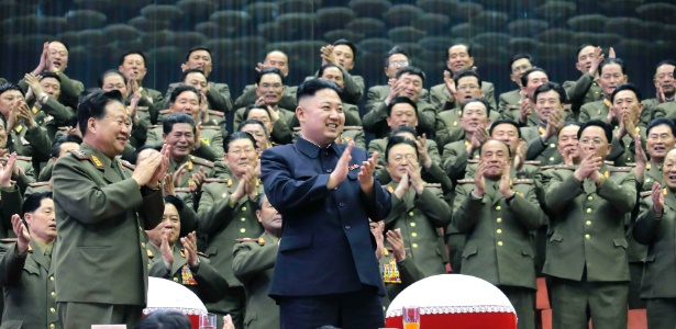 Líder Kim Jong-un foi tratado por Abel Braga como "menino forte da Coreia do Norte" - KCNA/Reuters