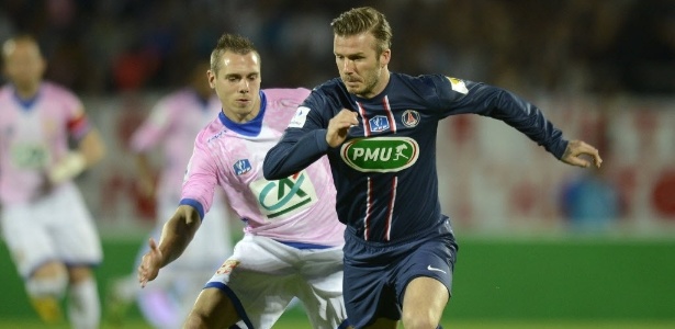 Beckham tem 38 anos e está prestes a encerrar contrato curto com o PSG - Philippe Desmazes/AFP Photo