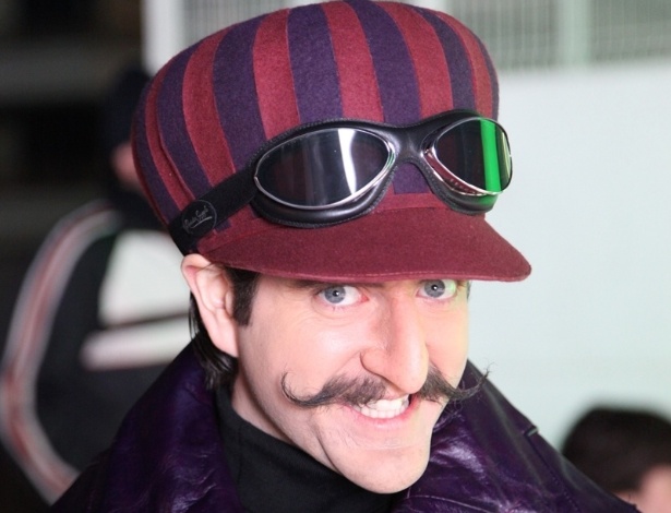 17.abr.2013 - Dick Vigarista, personagem do "Corrida Maluca", no set de filmagem de uma nova campanha publicitária brasileira dirigida pelo francês Antoine Bardou-Jacquet - Divulgação/Y&R