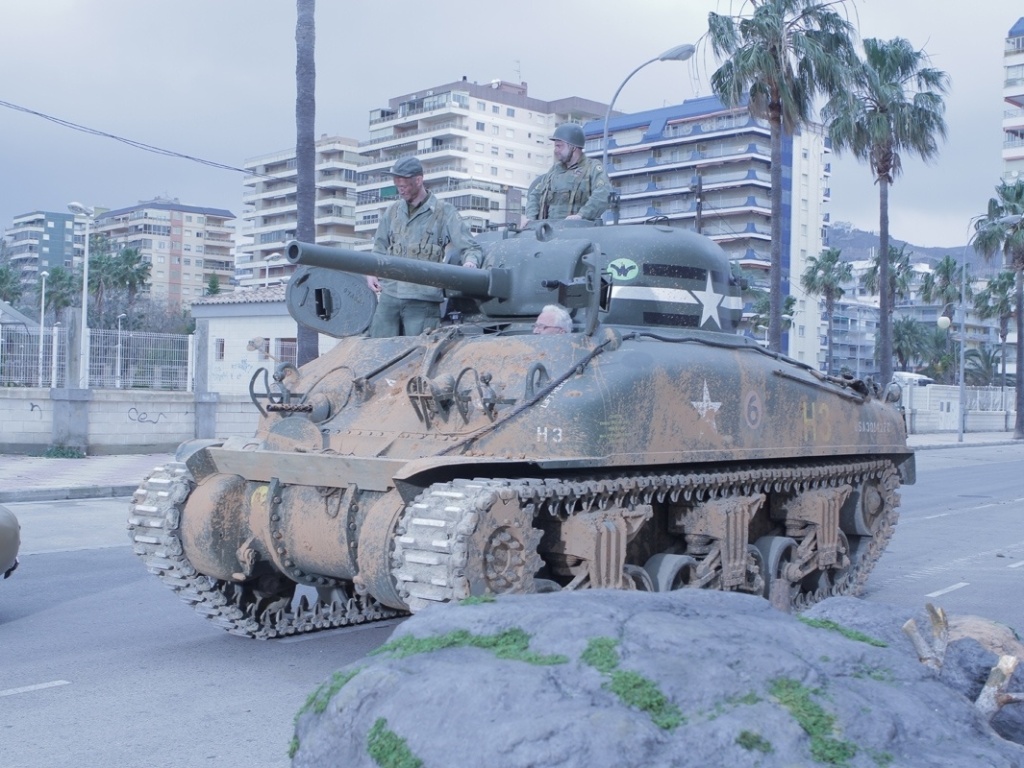 17.abr.2013 - Sargento Bombarda e Meekley, personagens do "Corrida Maluca", no set de filmagem de uma nova campanha publicitária brasileira dirigida pelo francês Antoine Bardou-Jacquet - Divulgação/Y&R