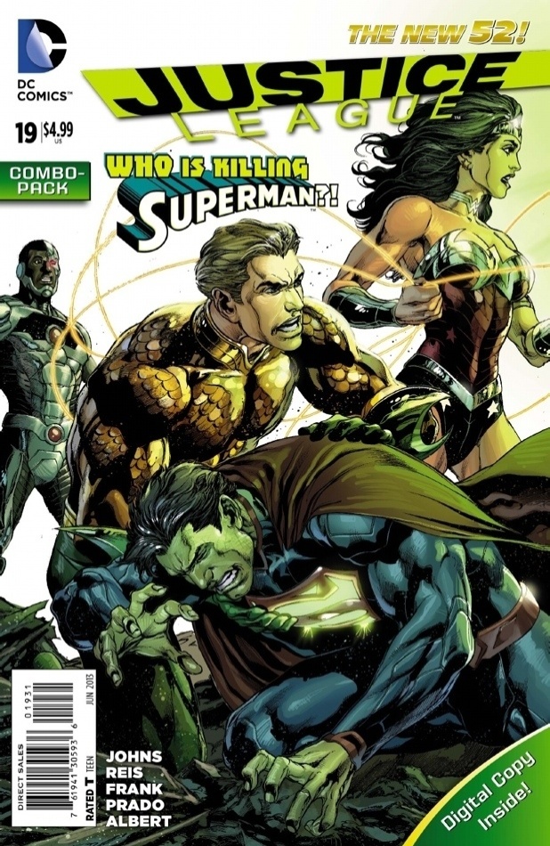 Capa de "Liga da Justiça # 19" esconde o herói que quer matar o Super Homem - Divulgação/DC Comics