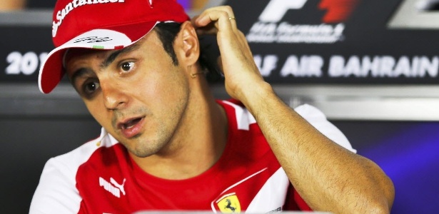 Felipe Massa concede entrevista coletiva antes do GP do Bahrein no circuito de Sakhir - Srdjan Suki/EFE