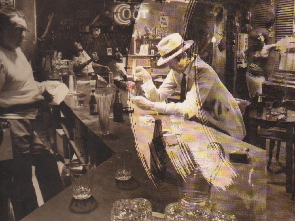 Capa de "In Through the Out Door", do  Led Zeppelin (1979) - Reprodução