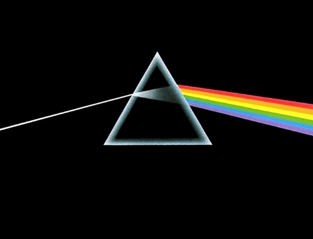 Capa de "The Dark Side of the Moon", do Pink Floyd (1973)  - Reprodução