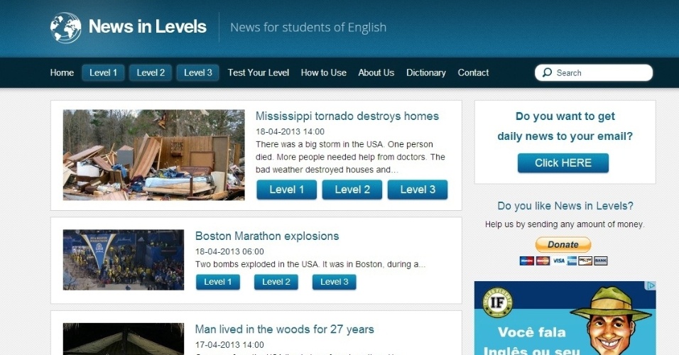 Www level. News in Levels. News in Levels English. News and Level Home. Ispywitmylittleeye Levels.