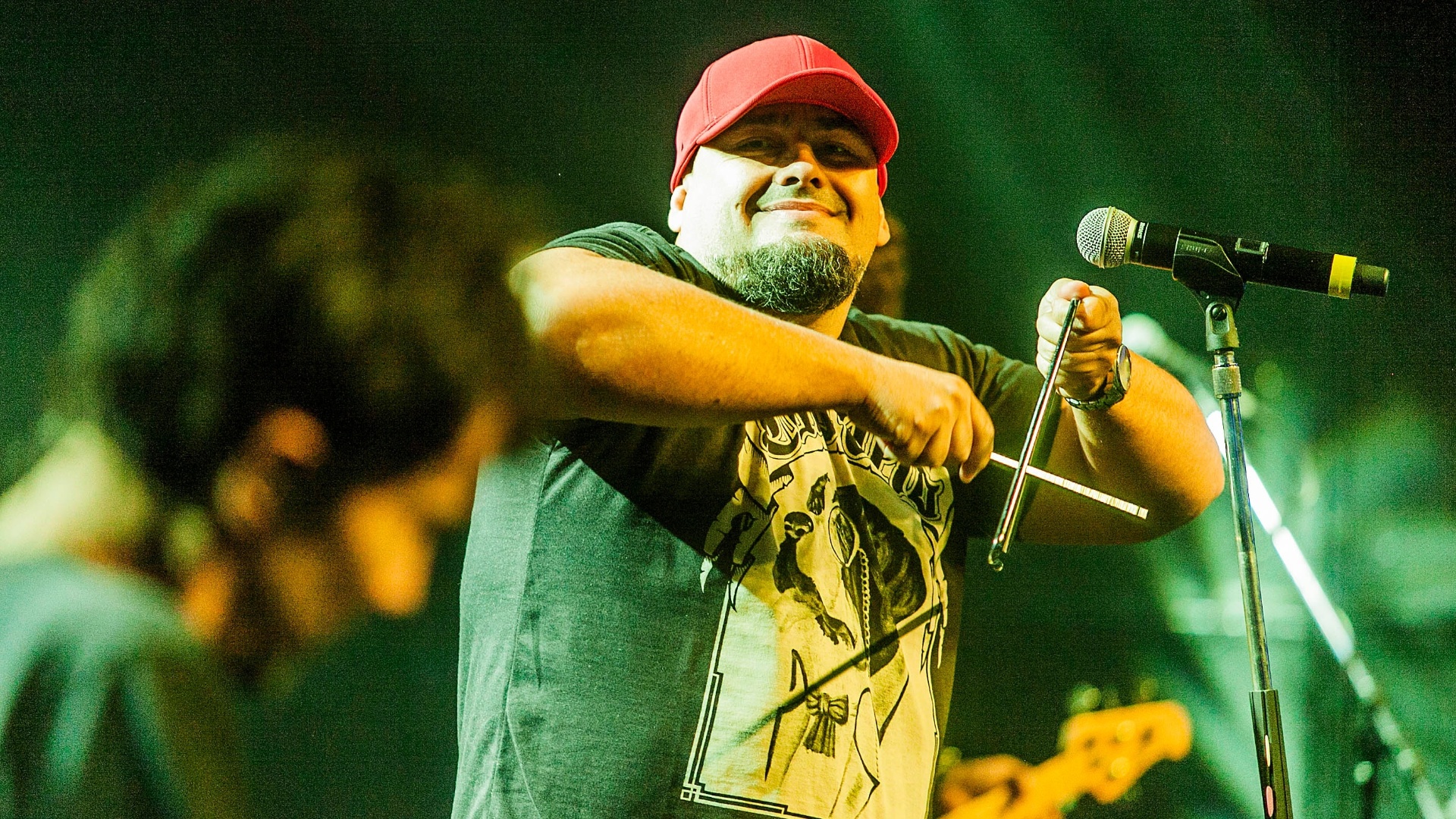 19.abr.2013 - Raimundos se apresenta no Show do Reencontro da UOL 89FM no Espaço das Américas, em São Paulo - Leonardo Soares/UOL