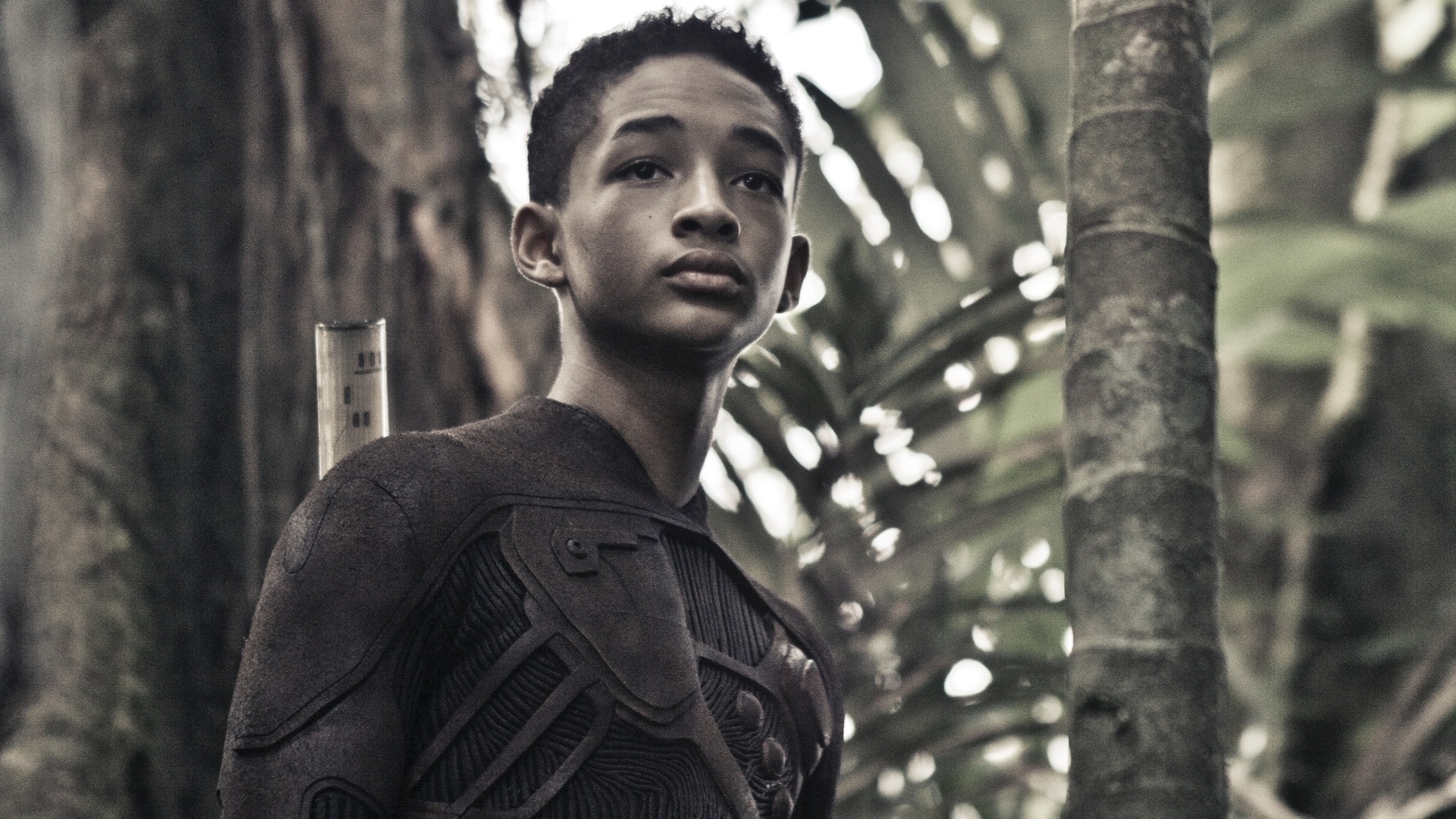 Jaden Smith em cena de "Depois da Terra". Com direção de M. Night Shyamalan, de "O Sexto Sentido", a ficção científica futurista - Divulgação / Sony Pictures