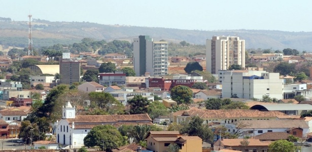 Vista de Paracatu, cidade onde nasceu o presidente do STF, Joaquim Barbosa; município vive onda de violência - Divulgação