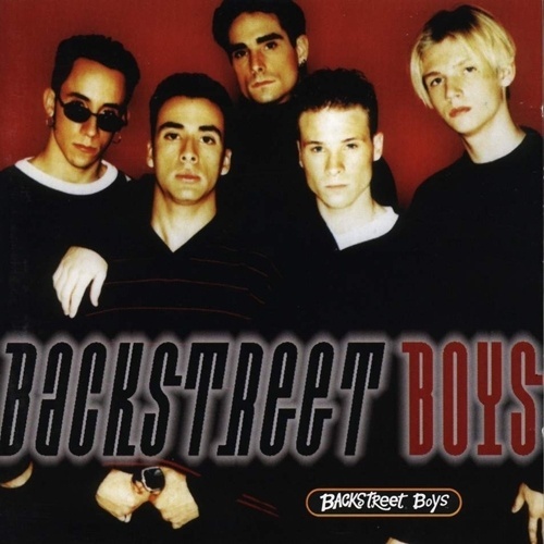 Capa do primeiro álbum homônimo dos Backstreet Boys, lançado em 1996 na Europa. Em 2013, a banda completa 20 anos de carreira e ganhará uma estrela na calçada da fama - Reprodução