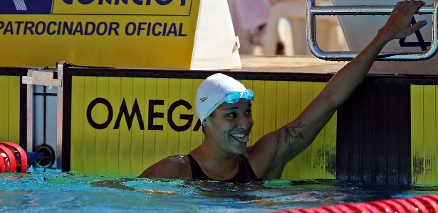 Joanna Maranhão chegou a anunciar aposentadoria no início de 2014, mas voltou a ser esperança da natação brasileira para a Rio-2016 - Satiro Sodré/SSPress/Divulgação