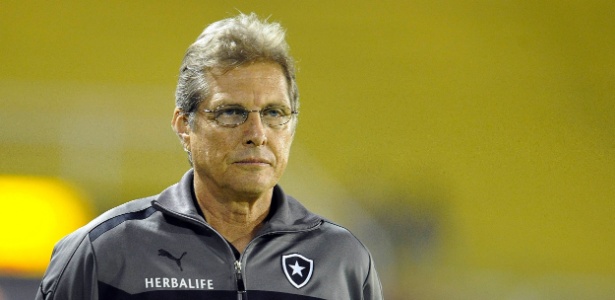 Oswaldo de Oliveira aprovou desempenho do Botafogo na noite desta quarta-feira - AGIF