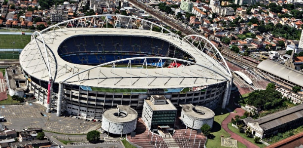 Vista aérea do Estádio Olímpico João Havelange, o Engenhão - Julio Cesar Guimarães/UOL