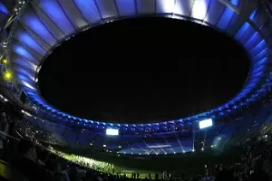 Apesar do evento de sábado, o Maracanã só voltará a ser usado após 15 de maio - AFP PHOTO/VANDERLEI ALMEIDA