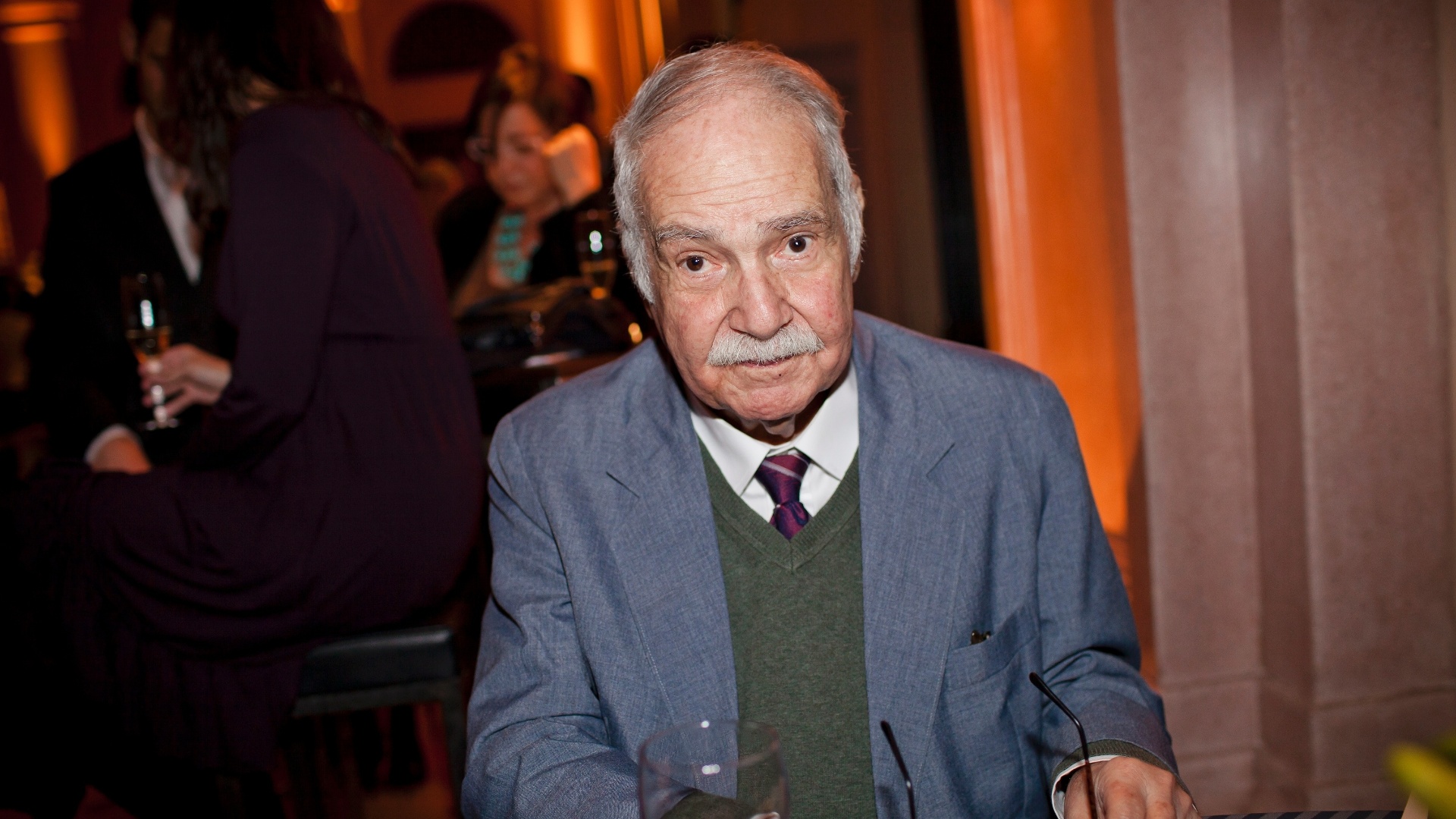 26.jun.2012 - Paulo Vanzolini durante a entrega do prêmio FCW de Arte, Ciência e Cultura da Fundação Conrado Wessel na Sala São Paulo em São Paulo - Gabo Morales/Folhapres
