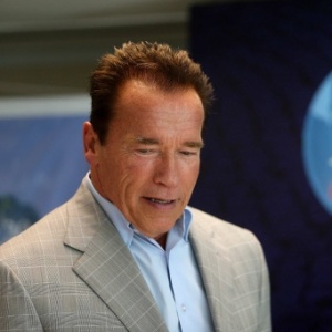 O ator Arnold Schwarzenegger, que negocia papel em refilmagem de "Vingador Tóxico" (1984) - Marcelo Sayo/Efe