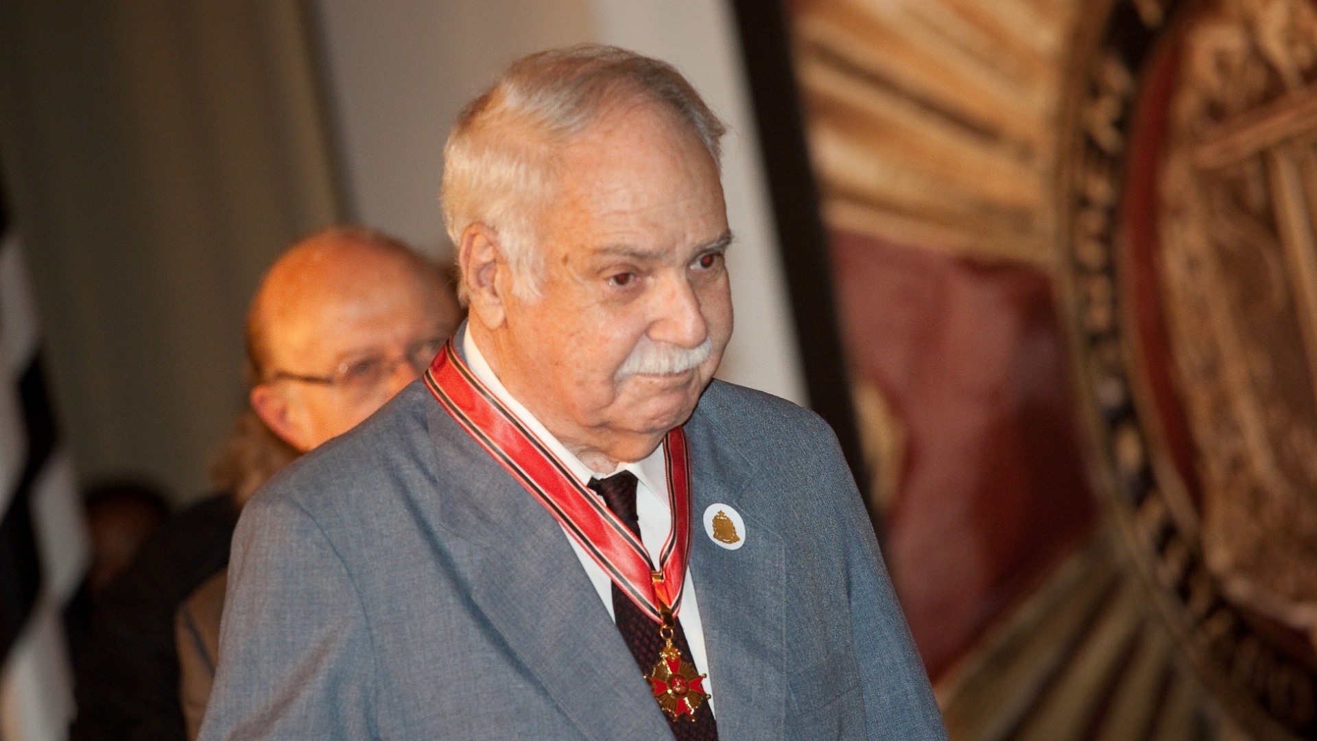 9.dez.2010 - Paulo Vanzolini na entrega da Medalha Ordem do Ipiranga oferecida pelo governo de São Paulo, no Palácio dos Bandeirantes em São Paulo (SP) - Mastrangelo Reino/Folhapress