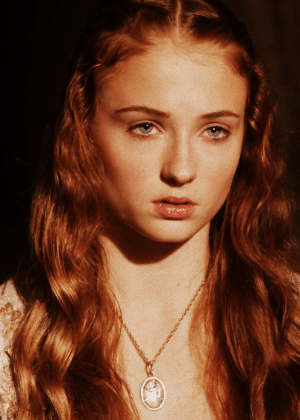 Atriz Sophie Turner interpreta Sansa Stark na série "Game of Thrones"
