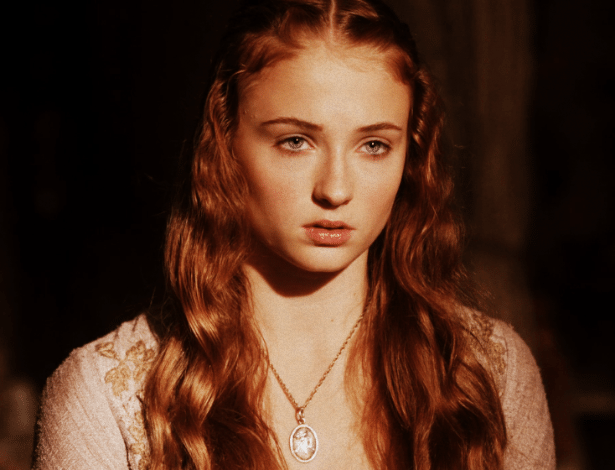 Atriz Sophie Turner interpreta Sansa Stark na série "Game of Thrones"