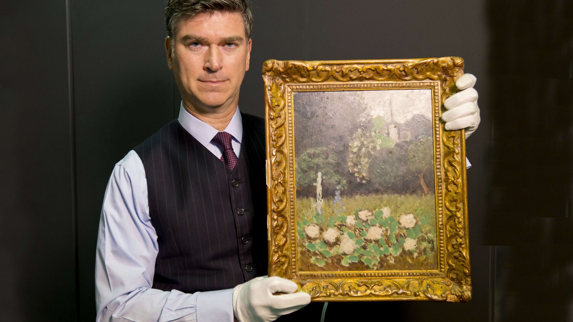 Roubado há 25 anos, "Le Jardin", um óleo de 1920 avaliado em 760 mil euros, foi localizado quando o marchand Charles Roberts consultou a base de dados mundial sobre arte roubada - AFP PHOTO/HO/ART LOSS REGISTER/RAY WELLS
